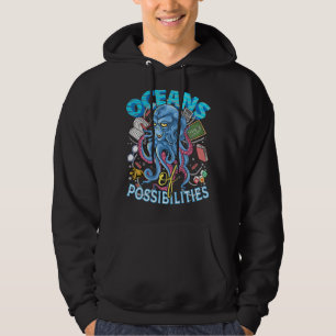 Octopus Oceans Of Possibilities Summer Reading 202 Hoodie