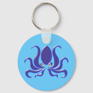 Octopus octopus keychain