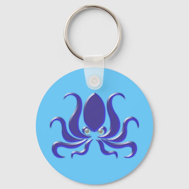 Octopus octopus keychain (Front)