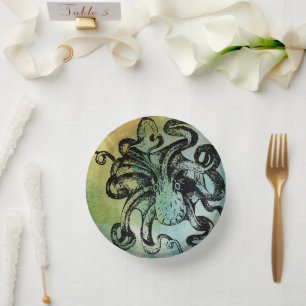 Octopus Paper Plate