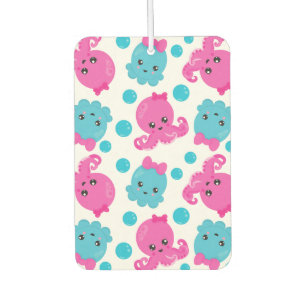 Octopus Pattern, Cute Octopus, Sea Animals Air Freshener