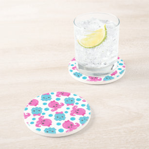 Octopus Pattern, Cute Octopus, Sea Animals Coaster