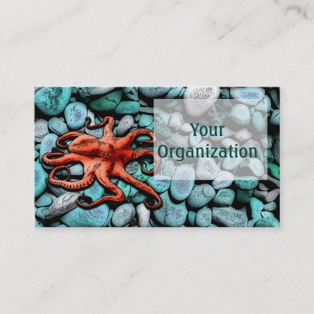 Octopus Pebbles Business Card (Front)