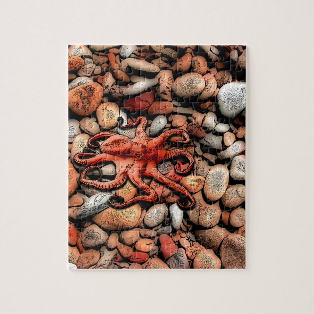 Octopus Pebbles Jigsaw Puzzle (Vertical)