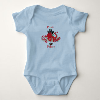 Octopus Pirate Prince Baby Jersey Bodysuit