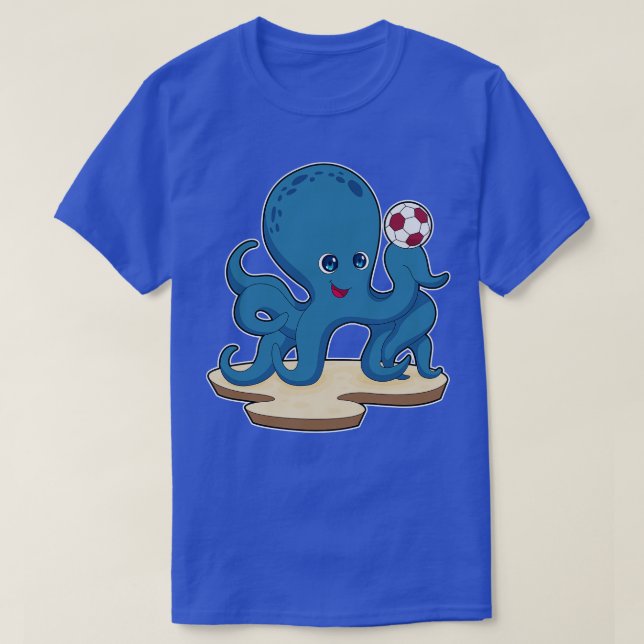 Octopus player Soccer T-Shirt (Design Front)
