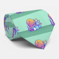 Octopus Playing Drums