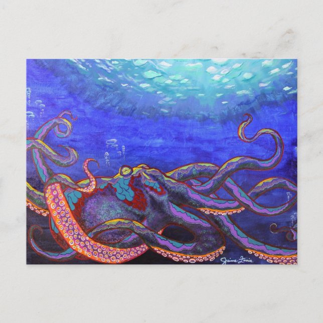 Octopus post card (Front)