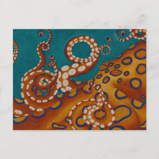 Octopus Postcard