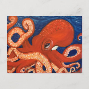 Octopus Postcard