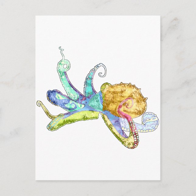 Octopus Postcard (Front)