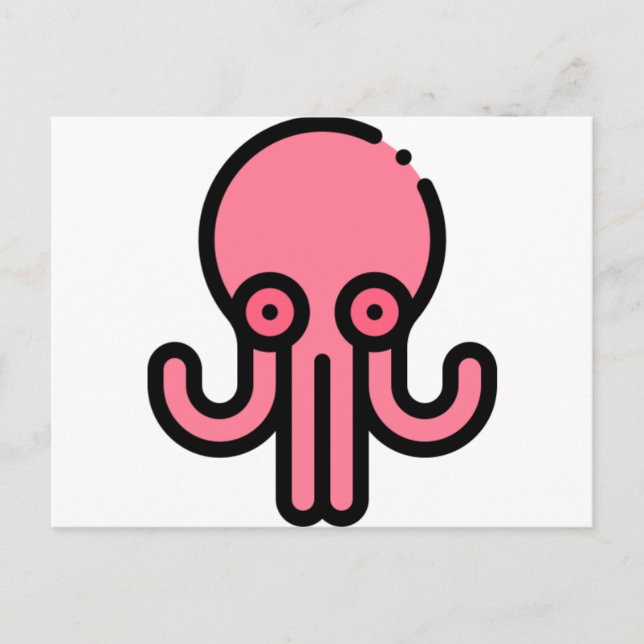 Octopus Postcard (Front)