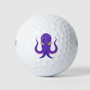 Octopus Purple Squid Golf Balls