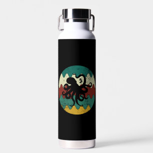 Octopus Retro  Water Bottle