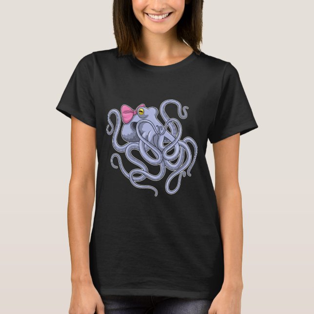 Octopus Ribbon T-Shirt (Front)