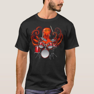 Octopus Rockstar As A T-Shirt