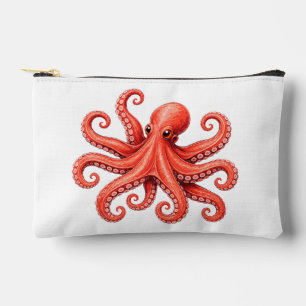 Octopus Sea Life Ocean Animal Design Accessory Pouch