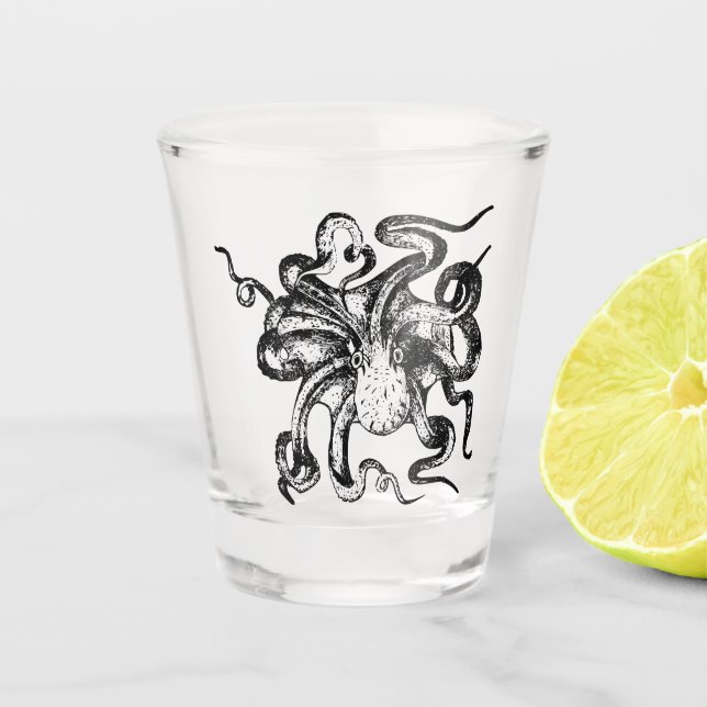 Octopus Shot Glass (Front)