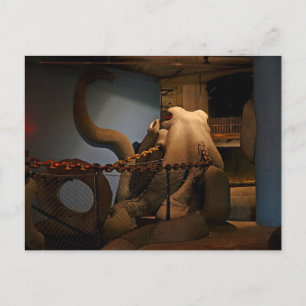Octopus Statue Postcard