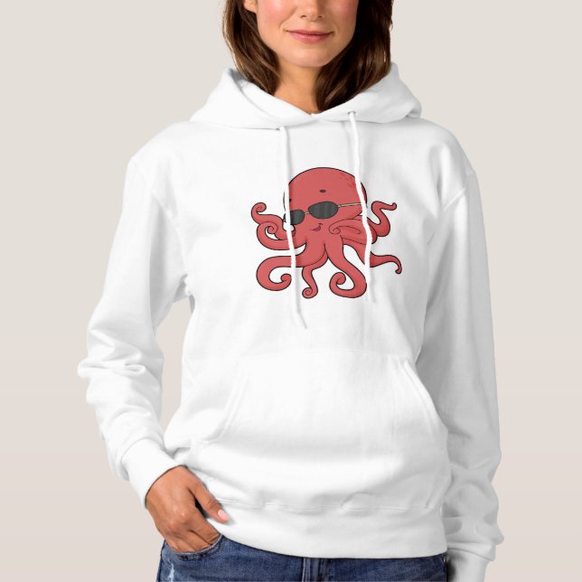 Octopus Sunglasses Hoodie (Front)