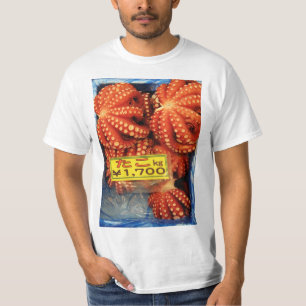 Octopus Tako たこ Tsukiji Fish Market, Tokyo, Japan T-Shirt
