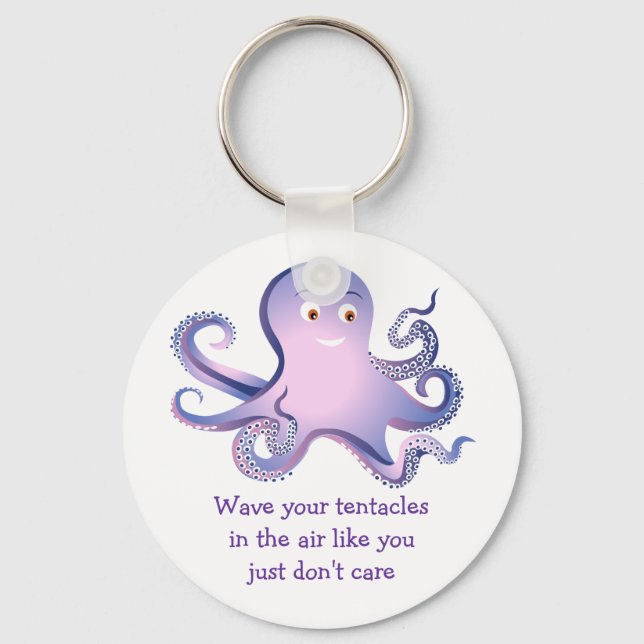 Octopus Tentacles Keychain (Front)