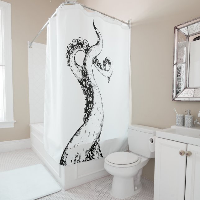 octopus tentacles shower curtain (In Situ)