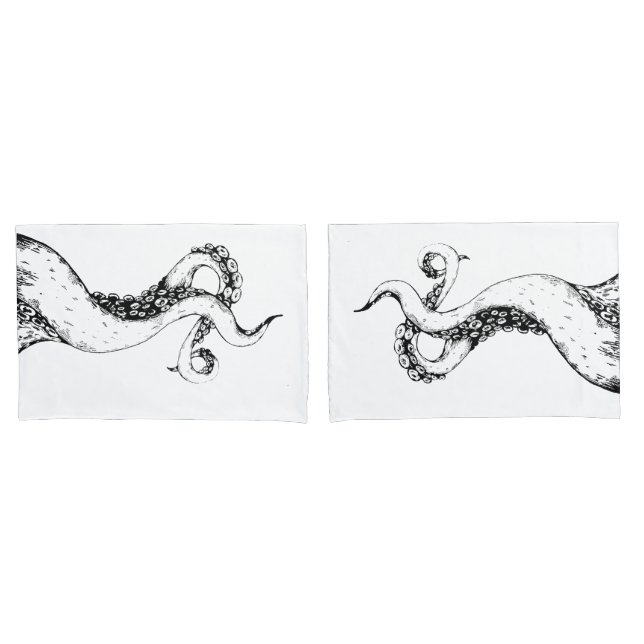 octopus tentacles standard pillowcases (Front-Set)