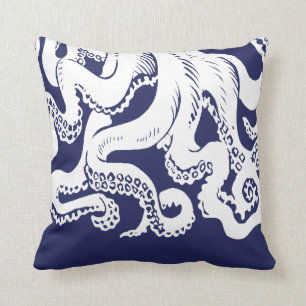 Octopus Tentacles Throw Pillow