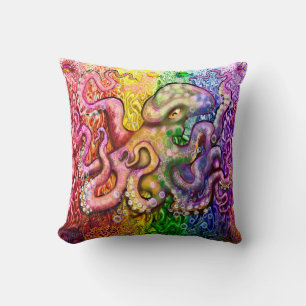 Octopus Throw Pillow