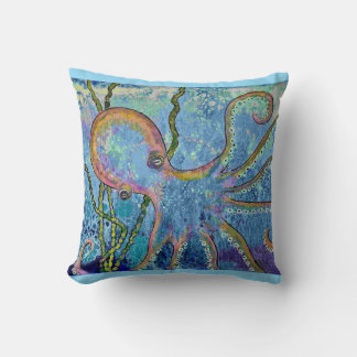 Octopus Throw Pillow