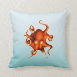Octopus Throw Pillow