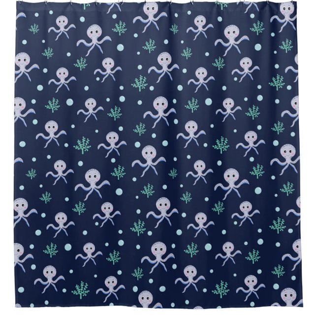 Octopus under the sea kids pattern (Front)