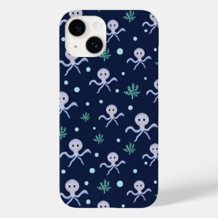 Octopus under the sea kids pattern Case-Mate iPhone 14 case