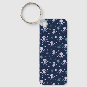 Octopus under the sea kids pattern keychain