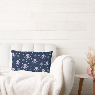 Octopus under the sea kids pattern lumbar pillow