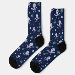 Octopus under the sea kids pattern socks