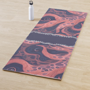 Octopus Watercolor Colourful Personalized Pattern Yoga Mat