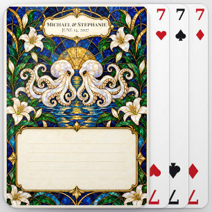 Octopus Wedding Guest Book Signing Deck Playing Cards