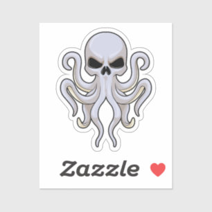 Octopus with 8 Arms & Skull