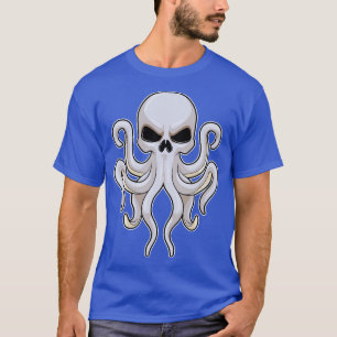 Octopus with 8 Arms Skull T-Shirt