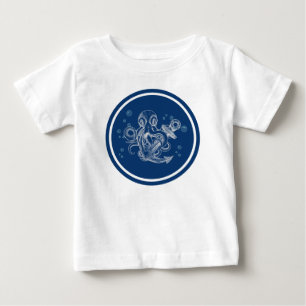 Octopus with Anchor Baby T-Shirt