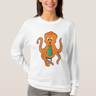 Octopus with Bottle.PNG T-Shirt