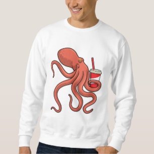 Octopus with Drink Sweatshirt