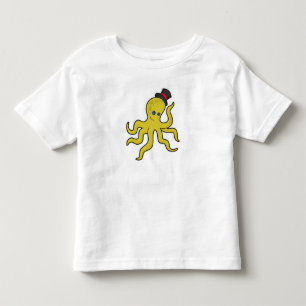 Octopus with Hat Toddler T-shirt
