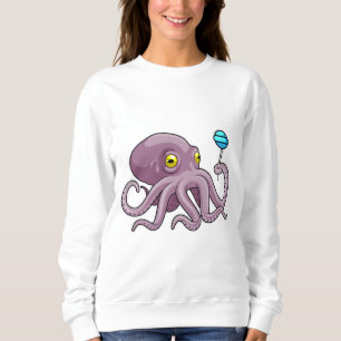 Octopus with Lollipop Sweatshirt