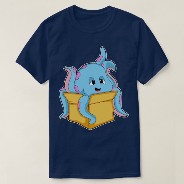 Octopus with Packet T-Shirt (Design Front)