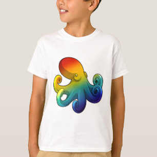 Octopus with Rainbow T-Shirt