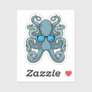 Octopus with Sunglasses