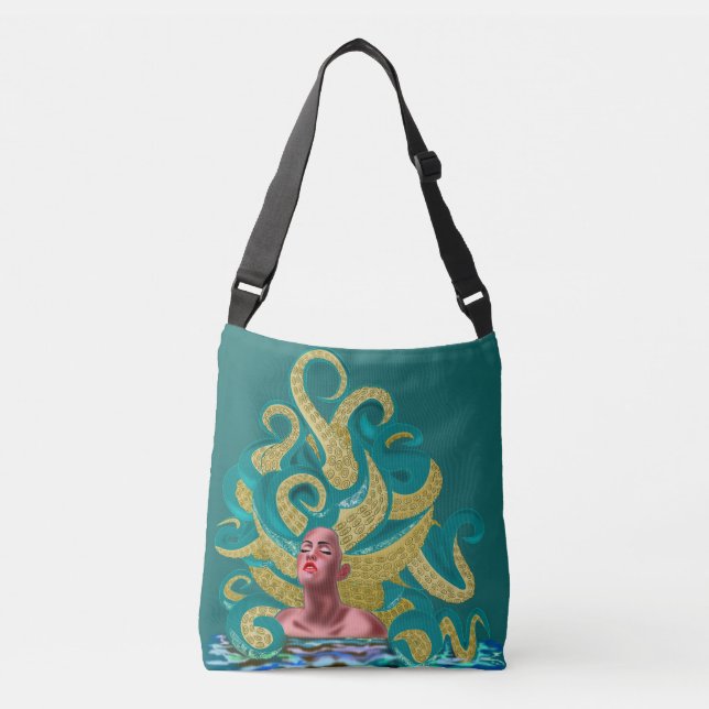 Octopus Woman Crossbody Bag Fantasy (Front)